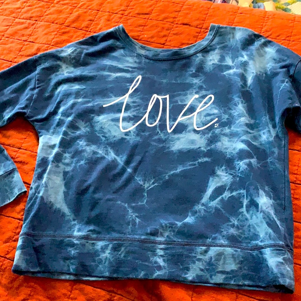 SOHO Tie-dye Long sleeve sweatshirt